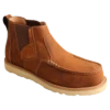 Twisted X Men's 4" Chelsea Wedge Sole Oiled Work Boots MCAN001