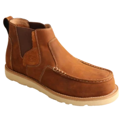 Twisted X Men's 4" Chelsea Wedge Sole Oiled Work Boots MCAN001