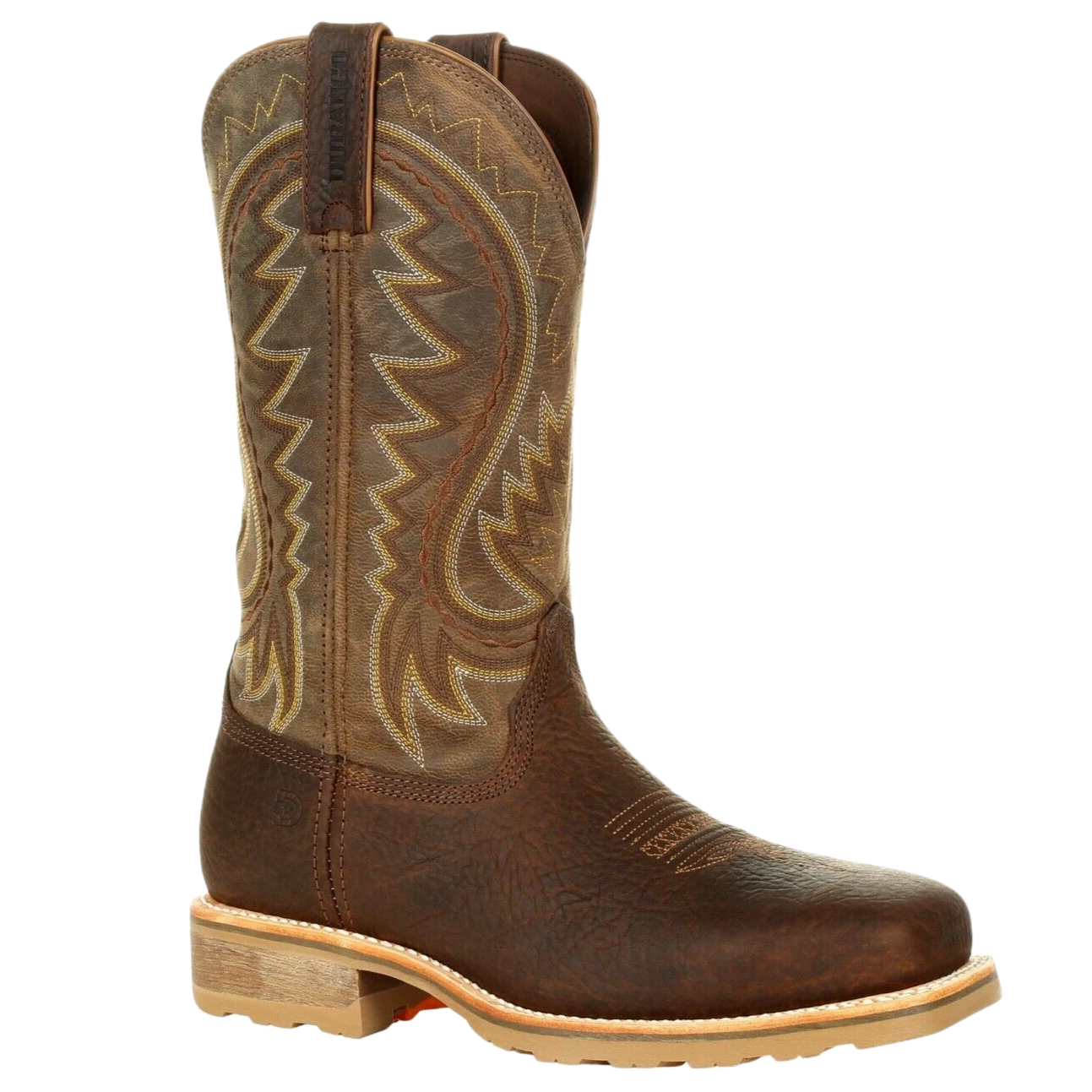 Durango Men's Maverick Pro Steel Toe Flaxen Brown Work Boots DDB0298 3 Durango Men's Maverick Pro Steel Toe Flaxen Brown Work Boots DDB0298