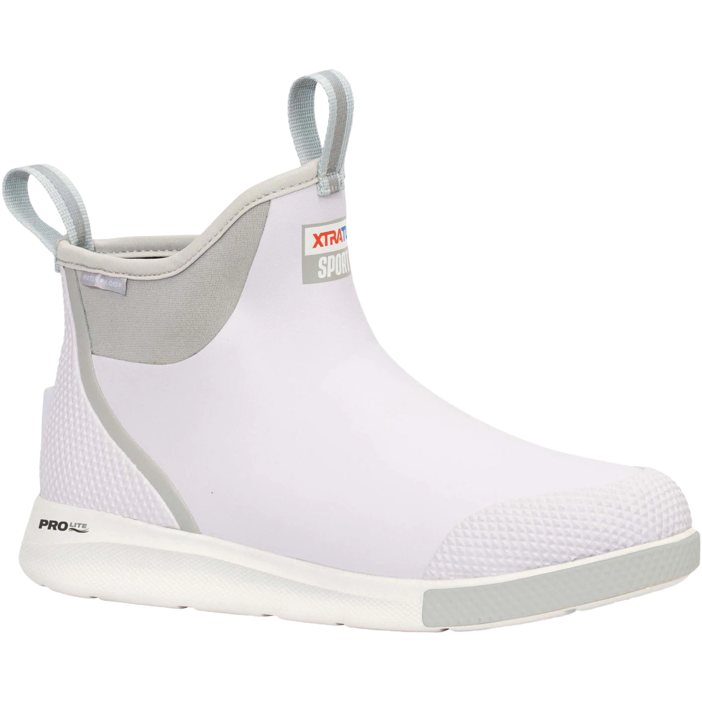 XTRATUF Men's Ankle Deck Sport White Pull On Boots ADSM-101 3 XTRATUF Men's Ankle Deck Sport White Pull On Boots ADSM-101