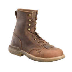 Double H® Men's 8" U Toe Lacer Raid Composite Toe Brown Work Boots DH5393