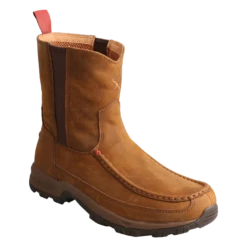 Twisted X 8" Pull On Hiker- Distressed Saddle Work Boot MHKB003