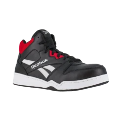Reebok Men's High Top Black & Red Comp. Toe Work Sneakers Shoes RB4132