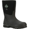 Muck Boot Company Muck Men's Chore Classic Mid Black Pull On Rubber Boots CHM-000A-BL