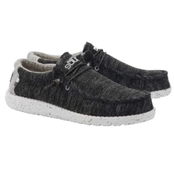 Hey Dude Men's Wally Stretch Meteorite Shoes 110383264