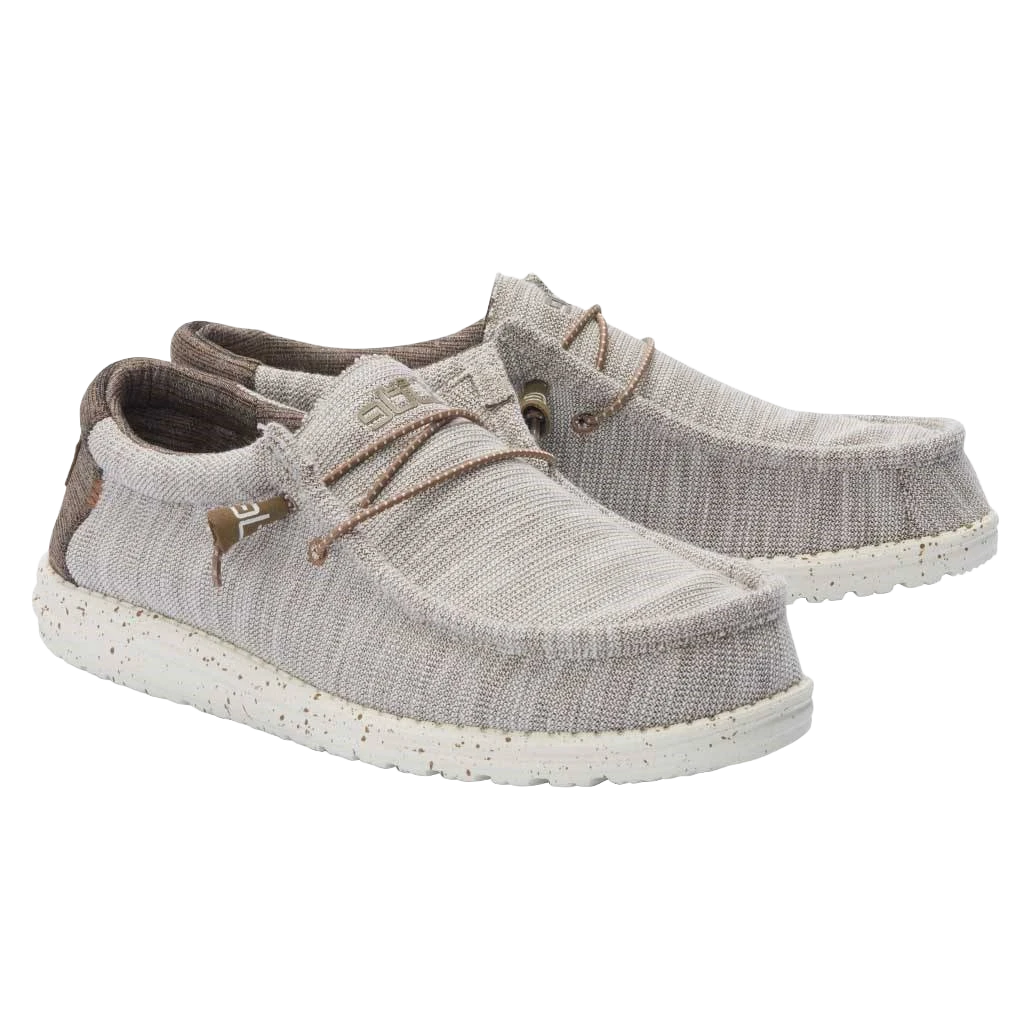 Hey Dude Men's Wally Stretch Limestone Shoes 110381721 3 Hey Dude Men's Wally Stretch Limestone Shoes 110381721