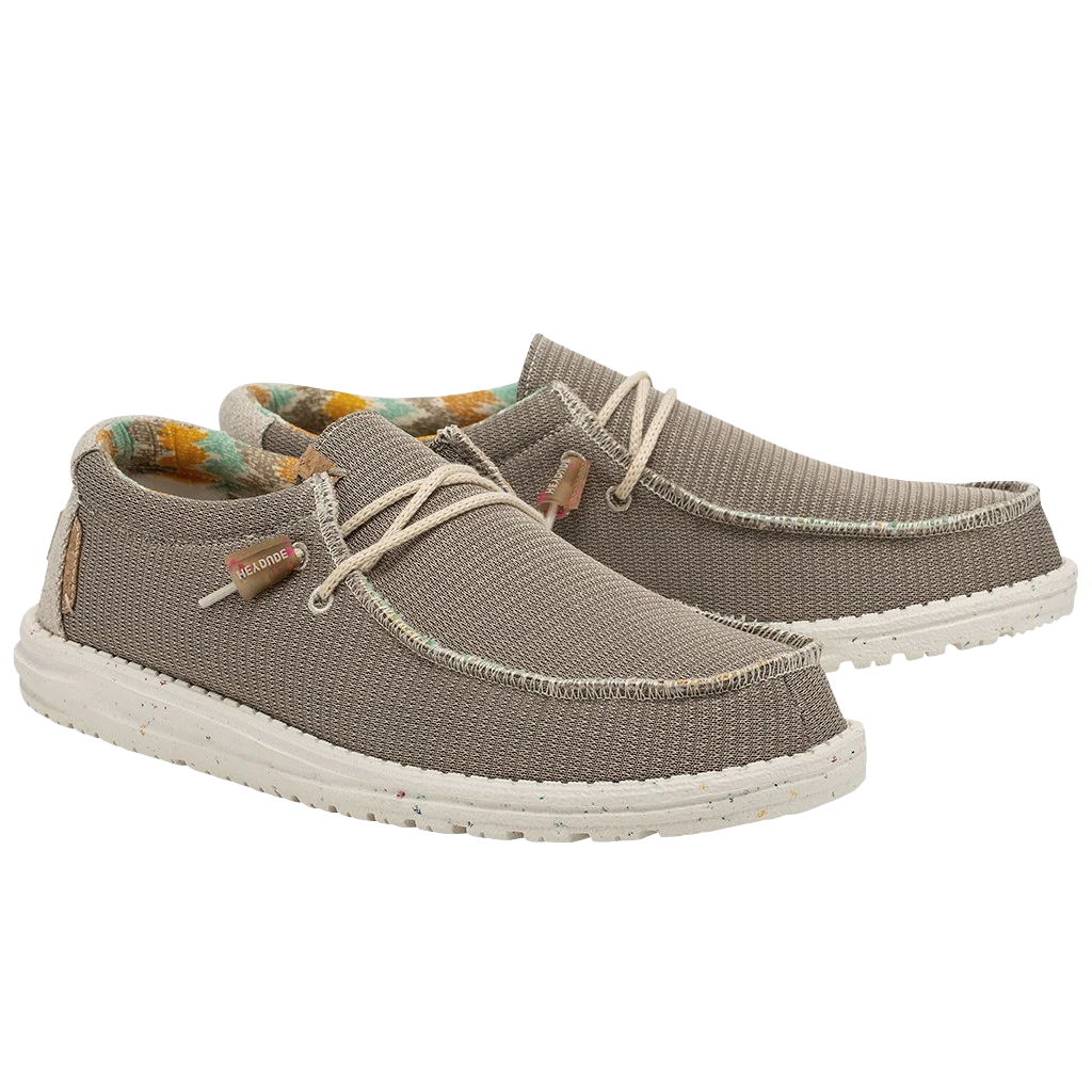 Hey Dude Men's Wally Eco Sox Desert Brown Slip On Shoes 112471581 3 Hey Dude Men's Wally Eco Sox Desert Brown Slip On Shoes 112471581