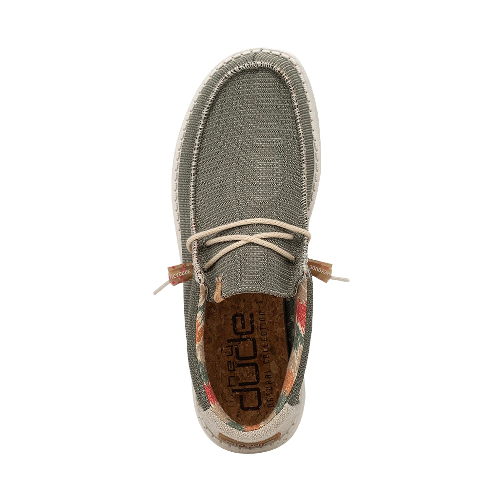 Hey Dude Men's Wally Eco Sox Algae Slip On Shoes 112478354 4 Hey Dude Men's Wally Eco Sox Algae Slip On Shoes 112478354 - Image 2