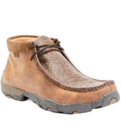 Twisted X® Men's Chukka Driving Moc Chocolate & Chocolate Shoes MDM0090