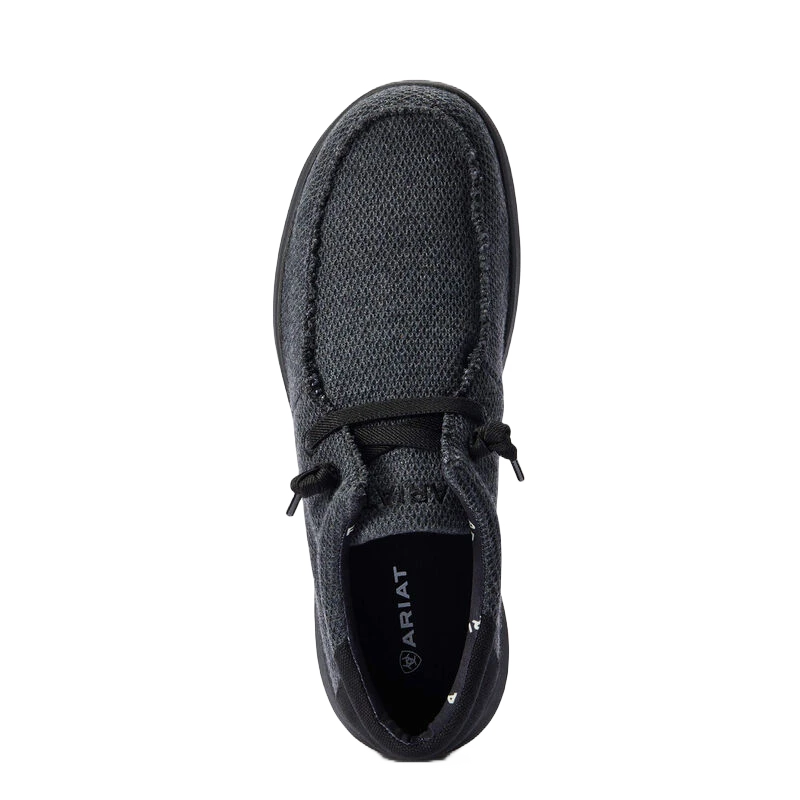 Ariat Men's Hilo Stretch Lace Heathered Smoke & Black Slip On Shoes 10042504 4 Ariat Men's Hilo Stretch Lace Heathered Smoke & Black Slip On Shoes 10042504 - Image 2