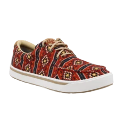 Twisted X® Men's Hooey Loper Red Multi-Color Shoes MHYC028