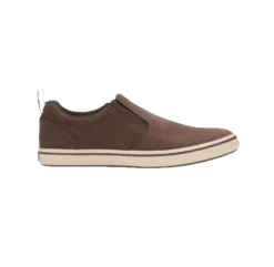 XTRATUF® Men's Sharkbyte Leather Deck Chocolate Slip On Shoes 22501