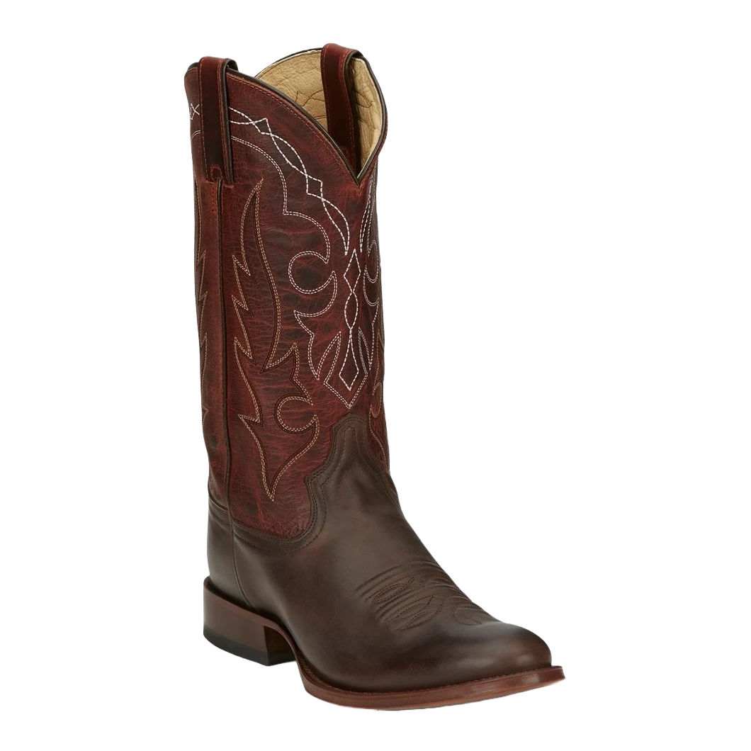 Tony Lama Men's Patron Bomber Brown Round Toe Western Boots TL3009 3 Tony Lama Men's Patron Bomber Brown Round Toe Western Boots TL3009