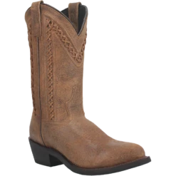 Laredo Men's Bowen Brown Round Toe Boots 68467