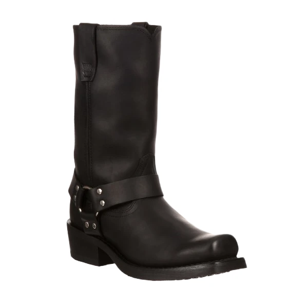 Durango Men's Harness Motorcycle Leather Black Pull On Boots DB510 3 Durango Men's Harness Motorcycle Leather Black Pull On Boots DB510