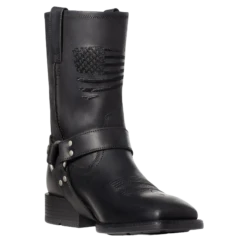 Ariat Men's Harness Patriot Ultra Black Ink Western Boots 10035767