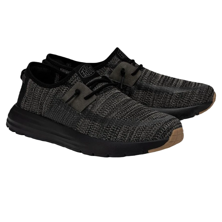 Hey Dude® Men's Sirocco Black Night Slip On Sneakerss 40140-0WM 3 Hey Dude® Men's Sirocco Black Night Slip On Sneakerss 40140-0WM