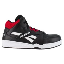 Reebok Men's High Top Black & Red Comp. Toe Work Sneakers Shoes RB4132 -Hardy Footwear Sales Store Reebok RB4132 BB4500 Work 01