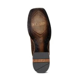 Ariat Men's Circuit Rockridge Dark Coffee & Conch Tan Boots 10040241 -Hardy Footwear Sales Store S22 MNS WEST 10040241 sole