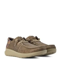 Ariat Men's Hilo Stretch Lace Dark Tan & Rust Aztec Shoe 10040445 12 Ariat Men's Hilo Stretch Lace Dark Tan & Rust Aztec Shoe 10040445 -Hardy Footwear Sales Store S22 MNS WEST 10040445 pair