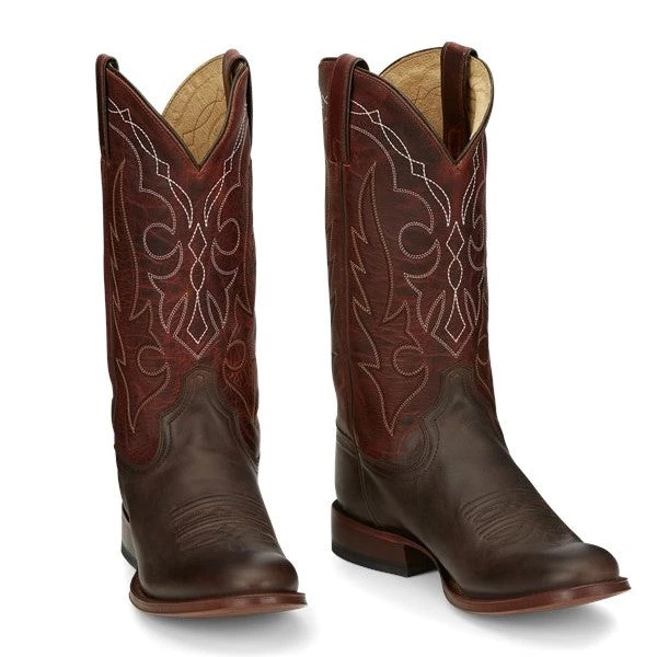 Tony Lama Men's Patron Bomber Brown Round Toe Western Boots TL3009 9 Tony Lama Men's Patron Bomber Brown Round Toe Western Boots TL3009 - Image 7