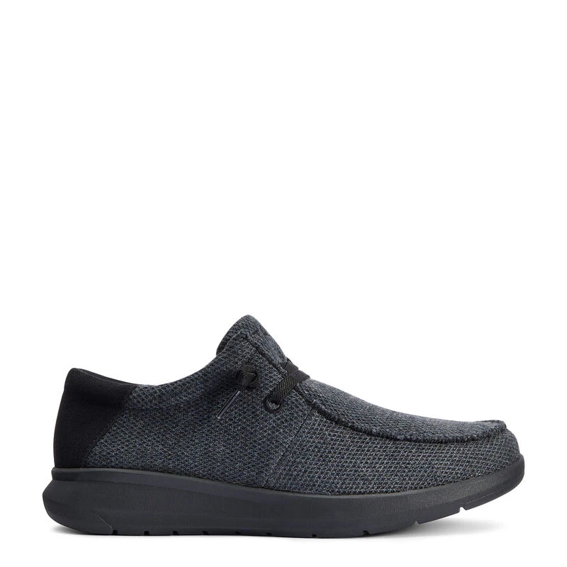 Ariat Men's Hilo Stretch Lace Heathered Smoke & Black Slip On Shoes 10042504 6 Ariat Men's Hilo Stretch Lace Heathered Smoke & Black Slip On Shoes 10042504 - Image 4