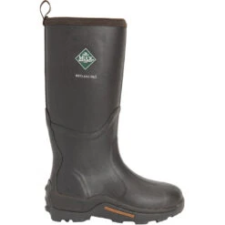 Muck Boot Company Muck Men's Wetland Pro Brown Waterproof Snake Boots -Hardy Footwear Sales Store WETP900 8 EXTRALARGE
