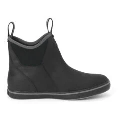 XTRATUF Men's Leather Ankle Black Deck Boot XAL-000 -Hardy Footwear Sales Store XAL 000 1