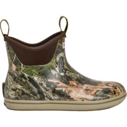 XTRATUF Men's Ankle Deck Mossy Oak Country DNA Boots XMAB-MDNA -Hardy Footwear Sales Store XMABMDNA 8 EXTRALARGE