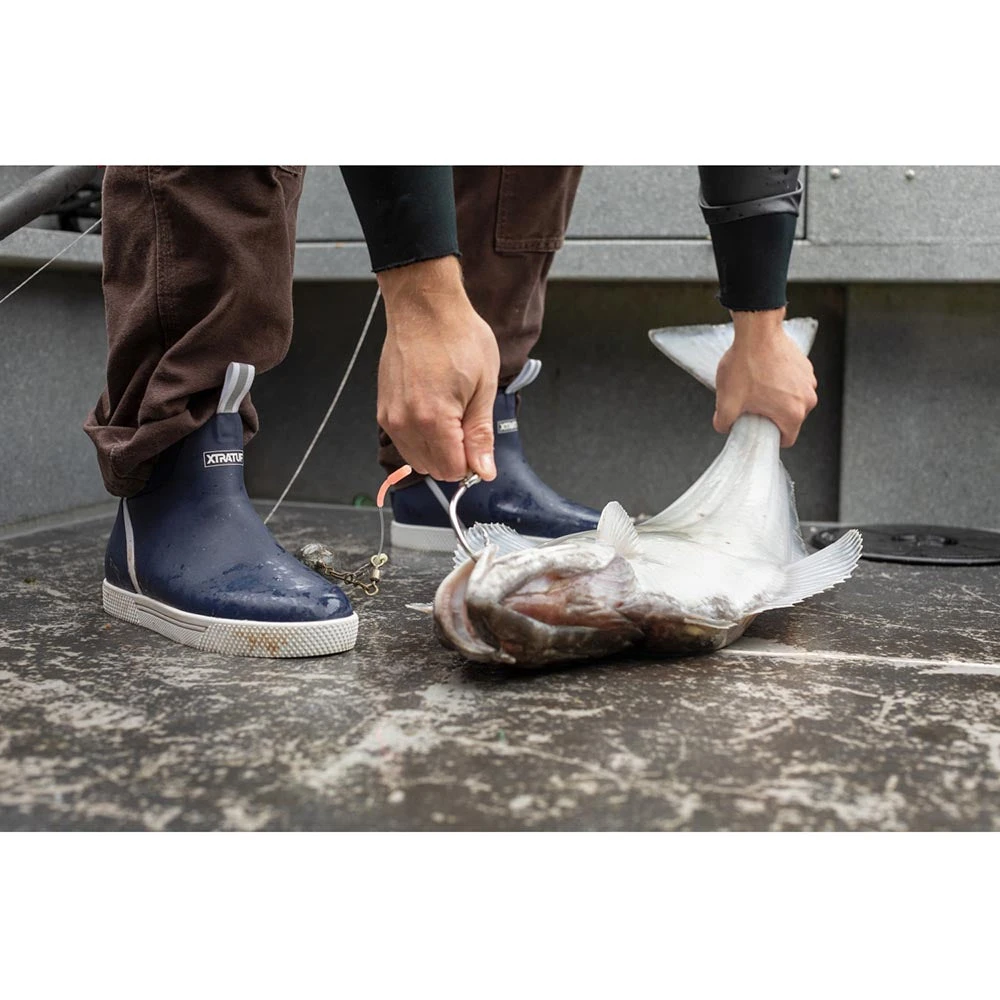 XTRATUF Men's Wheelhouse 6" Navy Rubber Ankle Deck Boots XMW-201 8 XTRATUF Men's Wheelhouse 6" Navy Rubber Ankle Deck Boots XMW-201 - Image 6