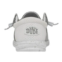 Hey Dude Men's Wally Tri Stone White Slip On Shoes 40037-1KA -Hardy Footwear Sales Store stonewhiteheel