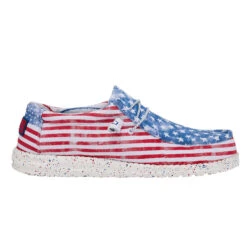 Hey Dude Men's Wally Stars N Stripes Shoes 150202699 -Hardy Footwear Sales Store xcfgjftjufxr
